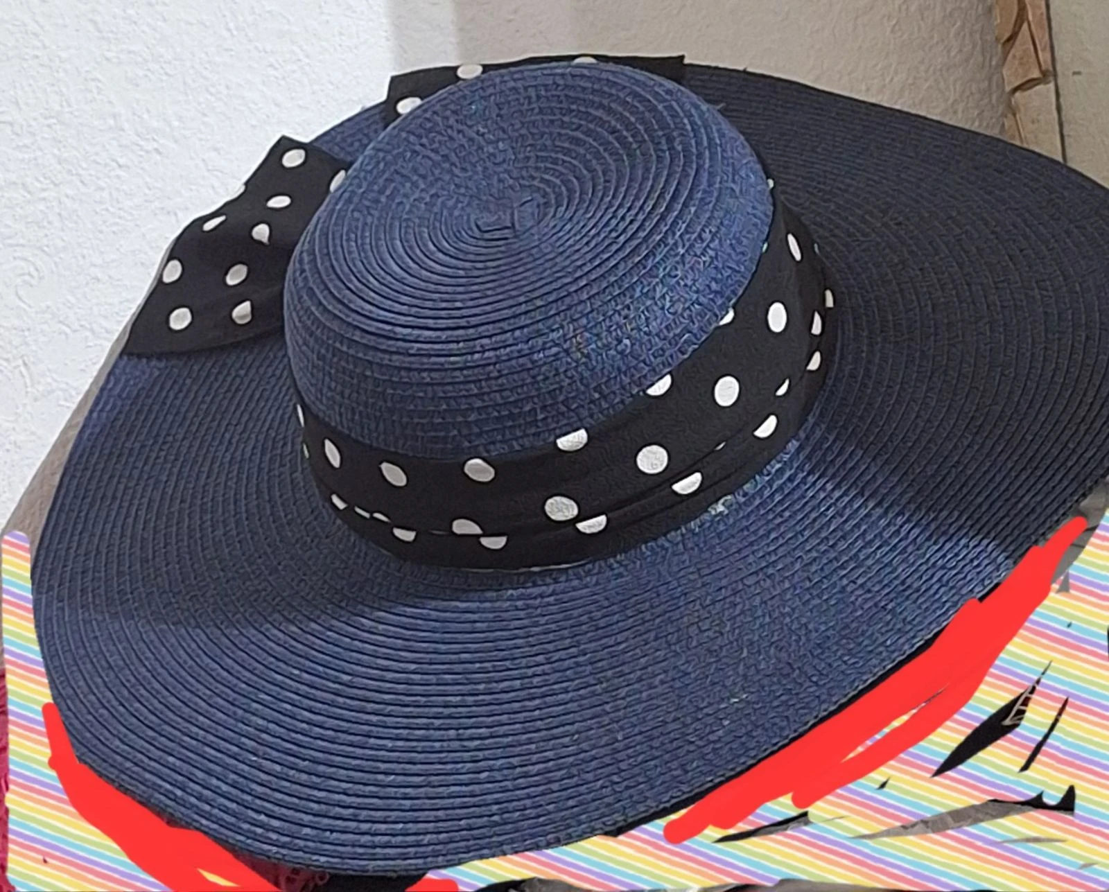 Grand chapeau d'été 